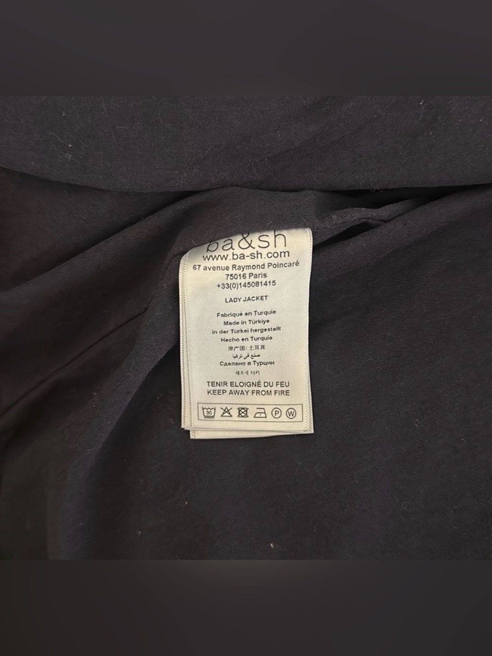 ba&sh Quilted Denim Jacket - Picture 3 of 4